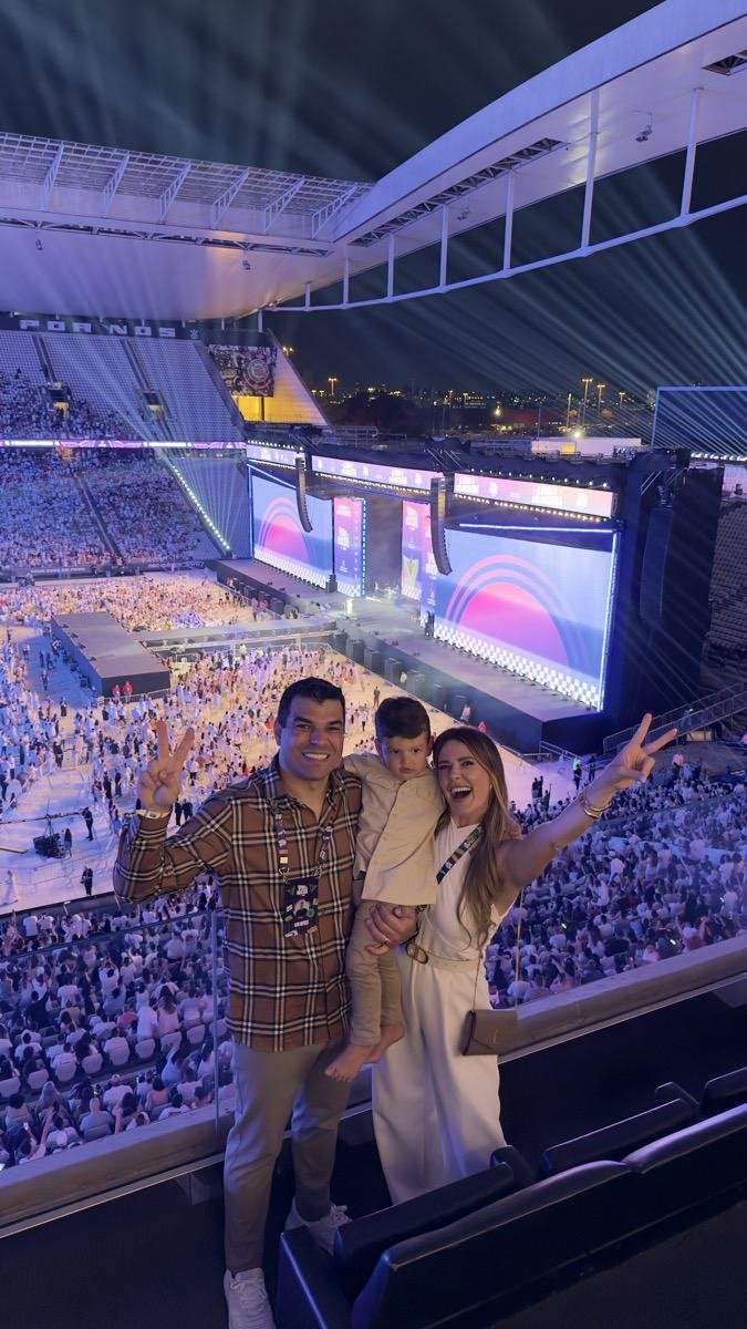 Léo, Larissa e Dom na Neo Química Arena