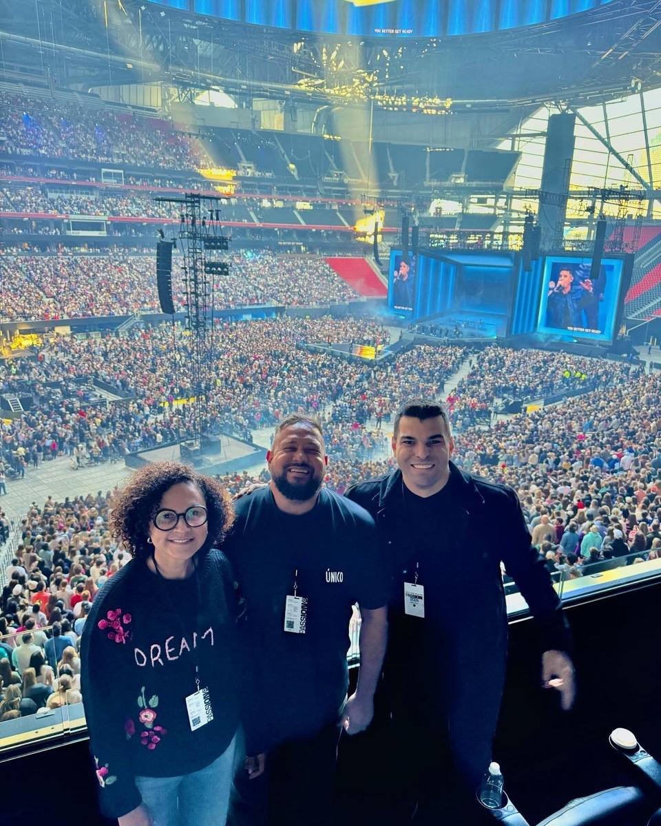 Léo Neves na Passion Conference no Mercedes-Benz Stadium